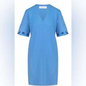 Victoria Beckham Peekaboo Blue Dress US 8
